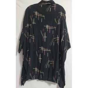 Geometric Print summer weight men’s shirt